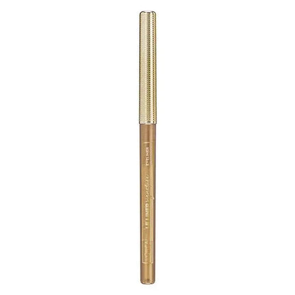 Gold Velvet L’Oreal Eyeliner pencil for a stunning gold look. Perfect for bold styles