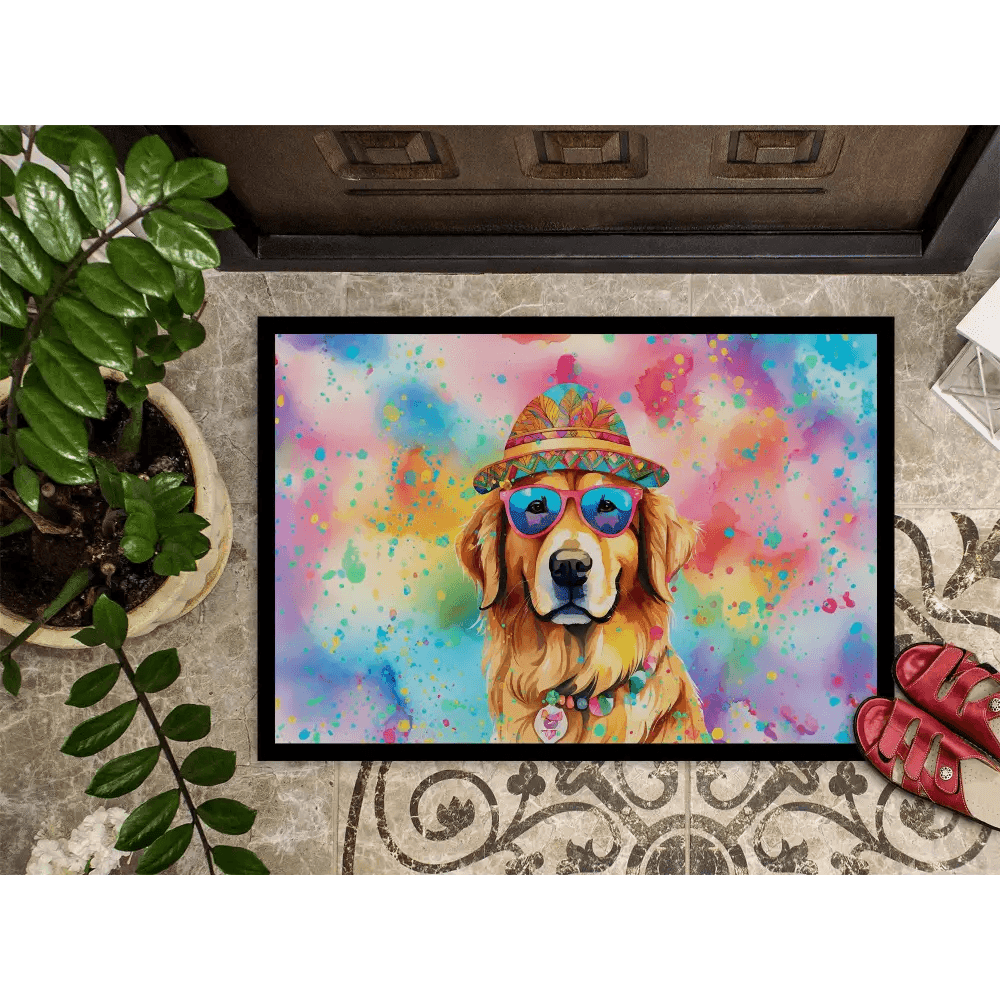 Golden Retriever Doormat Non Slip Washable for Entryway - Estalios