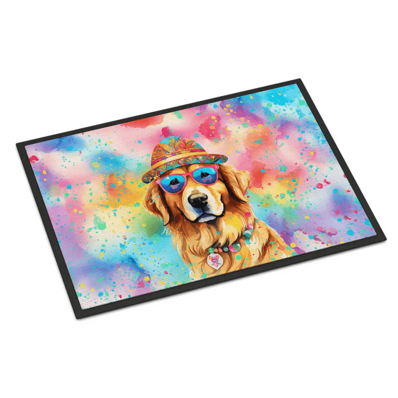 Golden Retriever Doormat Non Slip Washable for Entryway - Estalios