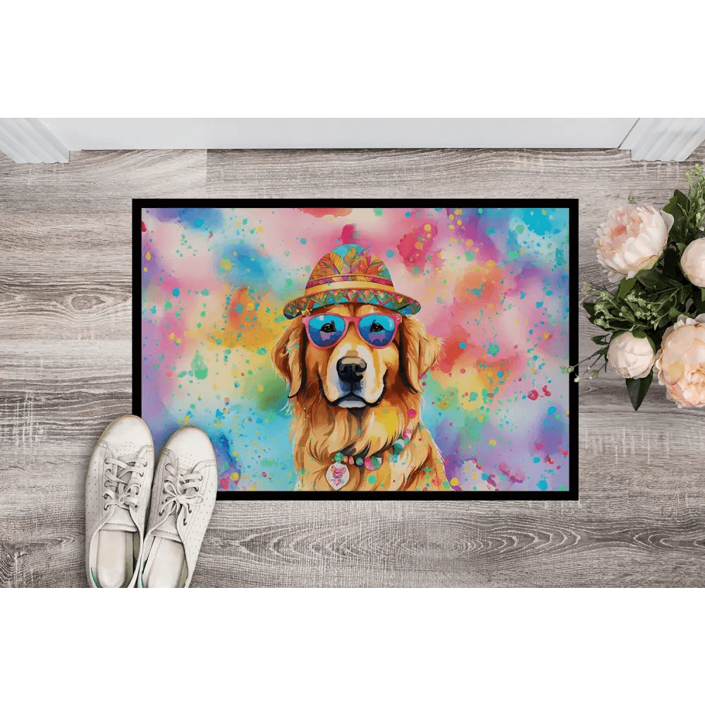 Golden Retriever Doormat Non Slip Washable for Entryway - Estalios