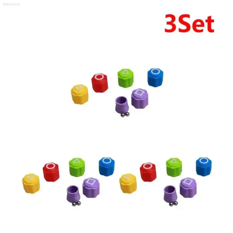 Gonggi Stone Catching Toy Set with Durable PVC for All Ages Fun