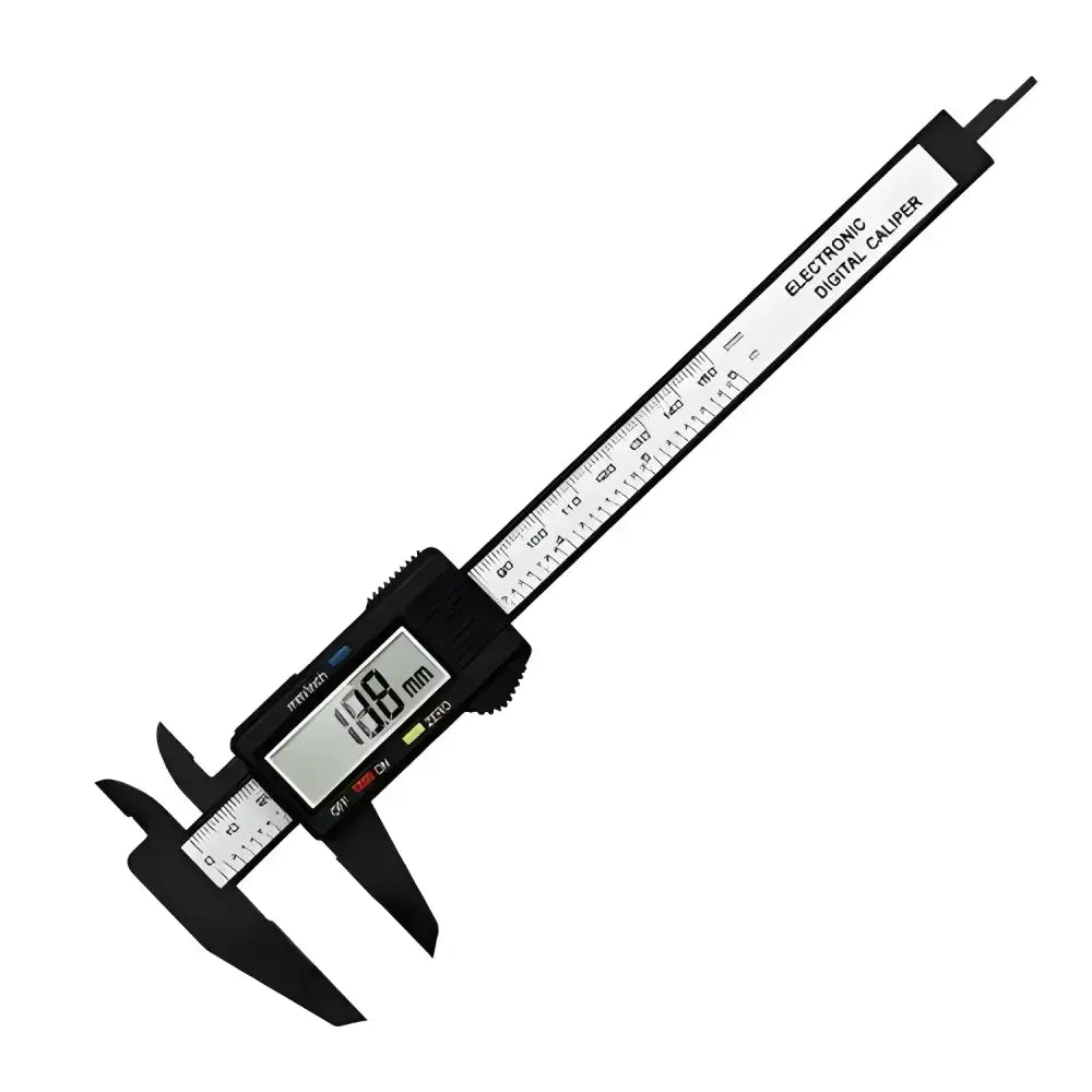 Black electronic digital caliper from Grab 4, a sleek vernier caliper digital tool