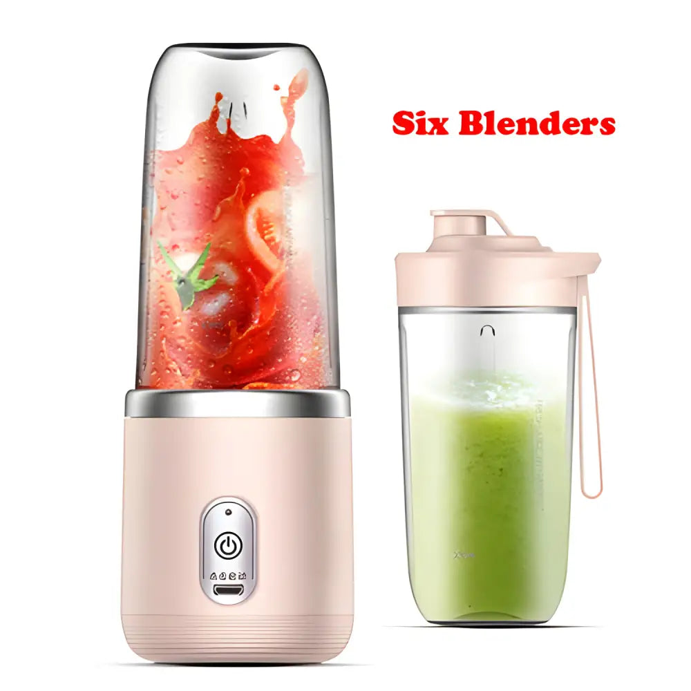 Two high quality twin gear portable juice blenders perfect for on-the-go smoothies