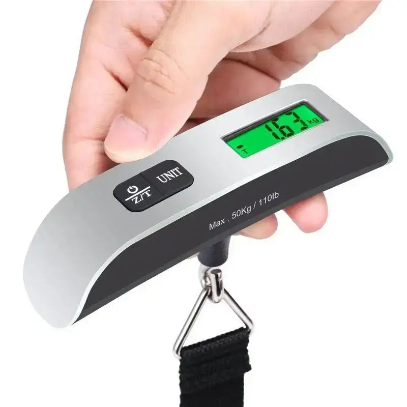 Handheld portable scale digital with LCD display for easy luggage weight checks