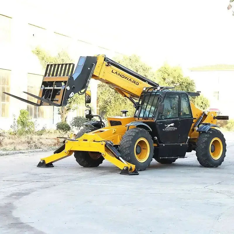 Yellow and black Agricultural Diesel Telescopic Handler for your custom needs