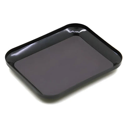 Rectangular black serving tray for Grab Your Aluminium Magnetic Screw Tray repair tool