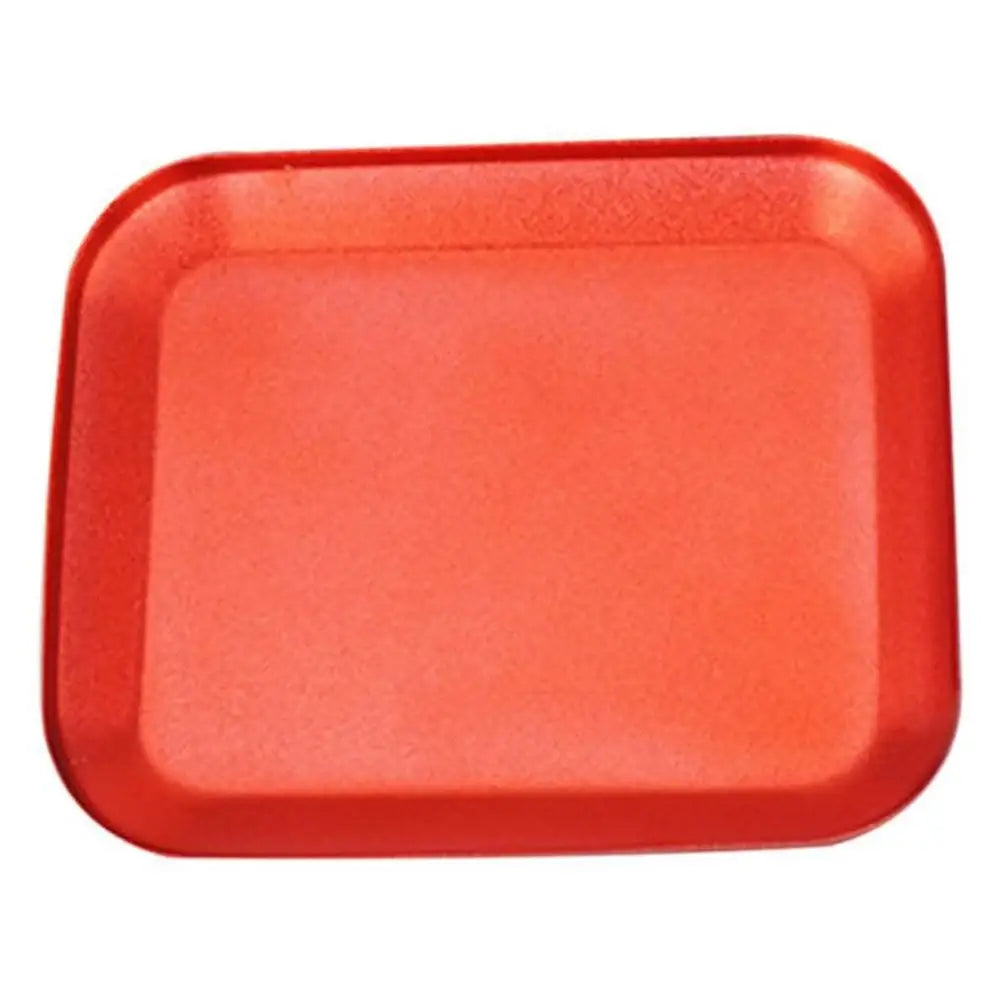 Rectangular red serving tray for the Grab Your Aluminium Magnetic Screw Tray