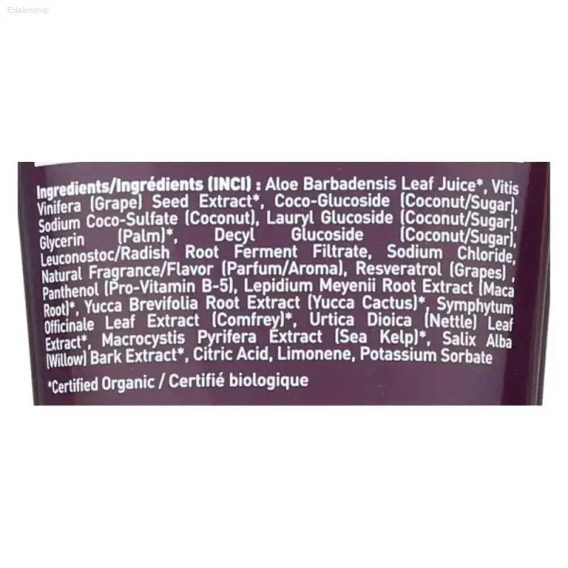 Grape Shampoo Ingredients Exposed! - Estalios