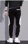 Stylish Gray and Black Wide Loose Casual Pants for Men - Estalios