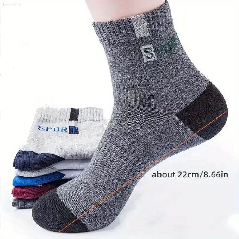 Gray sport sock.