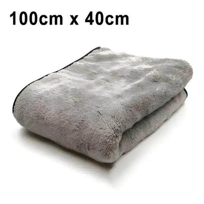 Shine On Gray Coral Velvet Towel for Superior Car Care - Estalios