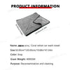 Shine On Gray Coral Velvet Towel for Superior Car Care - Estalios