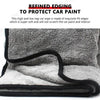 Shine On Gray Coral Velvet Towel for Superior Car Care - Estalios