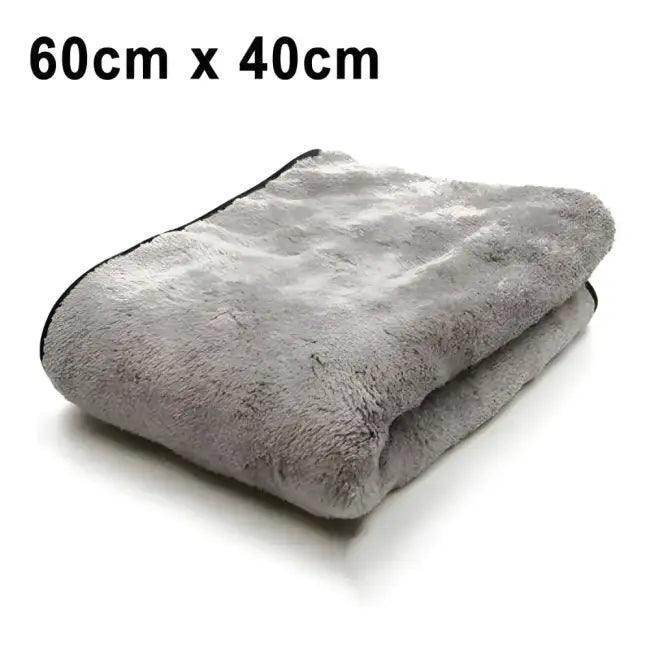 Shine On Gray Coral Velvet Towel for Superior Car Care - Estalios