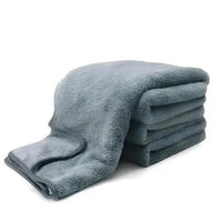 Shine On Gray Coral Velvet Towel for Superior Car Care - Estalios