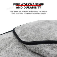 Shine On Gray Coral Velvet Towel for Superior Car Care - Estalios
