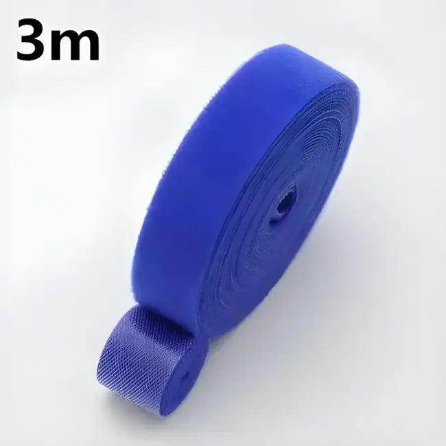 Gray Hook and Loop Fastener Tape for Tangle-Free Cables - Estalios