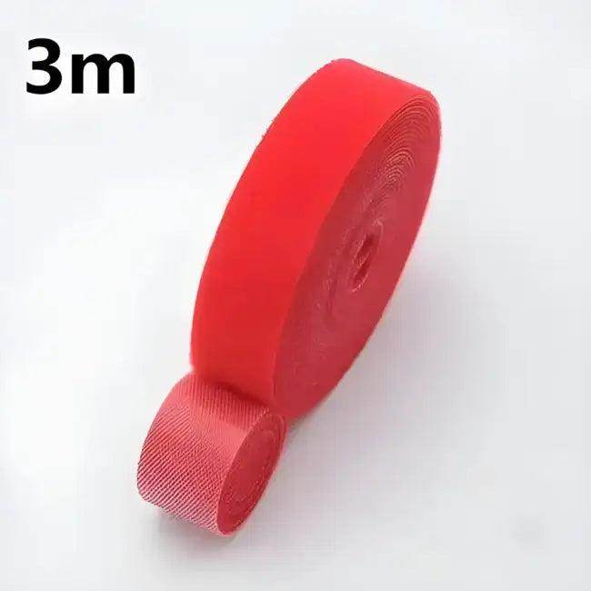 Gray Hook and Loop Fastener Tape for Tangle-Free Cables - Estalios