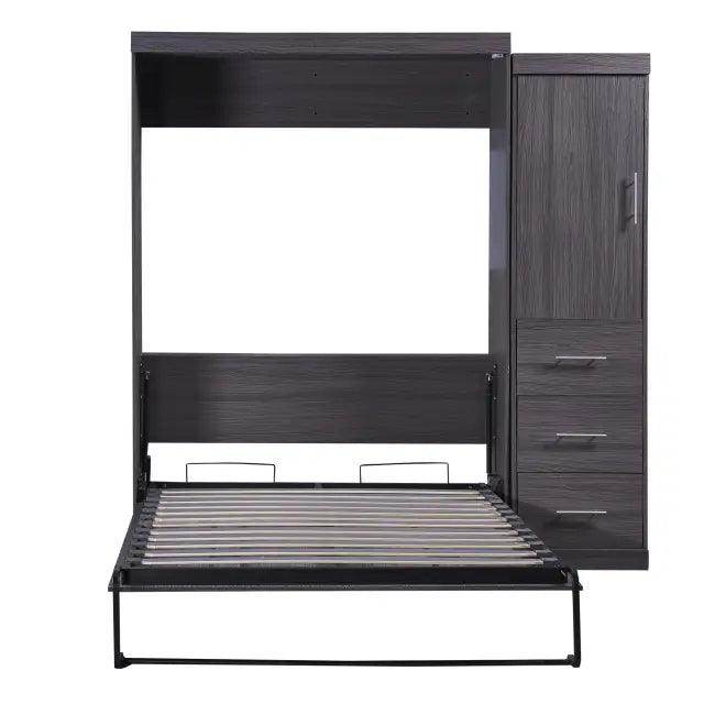 Elevate Your Space with the Sleek Gray Murphy Bed Design - Estalios