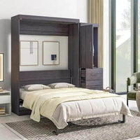 Elevate Your Space with the Sleek Gray Murphy Bed Design - Estalios