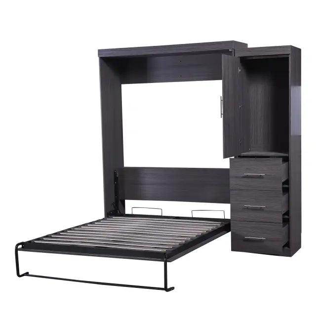 Elevate Your Space with the Sleek Gray Murphy Bed Design - Estalios