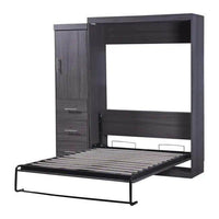 Elevate Your Space with the Sleek Gray Murphy Bed Design - Estalios