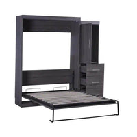 Elevate Your Space with the Sleek Gray Murphy Bed Design - Estalios