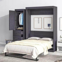 Elevate Your Space with the Sleek Gray Murphy Bed Design - Estalios