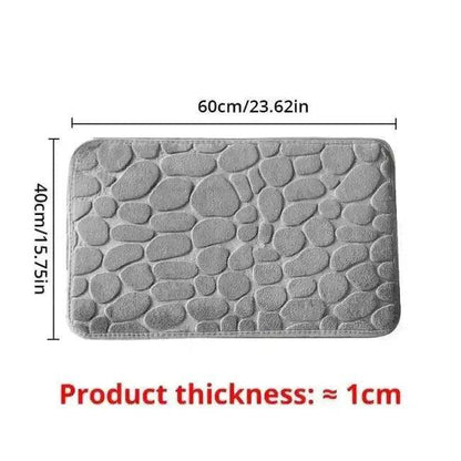 Pebble Chic Bath Mats for Stylish Comfort and Safety - Estalios