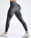 Rock Your Look with Bold Gray Denim Leggings Today - Estalios