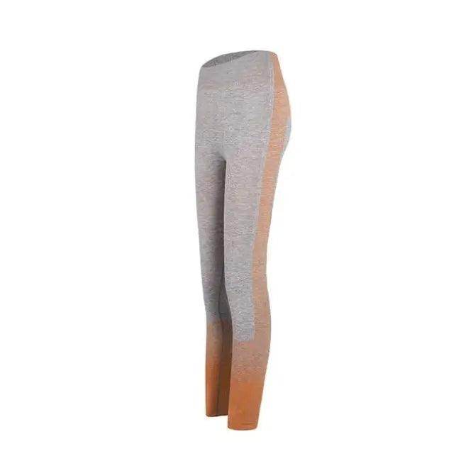 Sporty Chic Gray Pink Crop Set for Active Comfort - Estalios