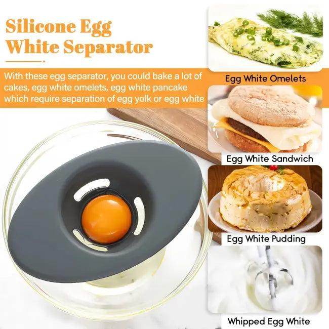 EggSTRAordinary Silicone Egg Separator for Effortless Cooking - Estalios