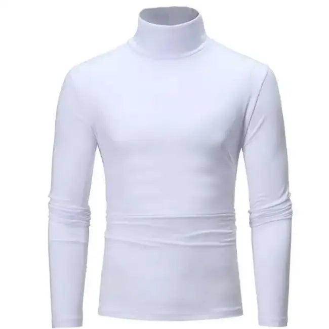 Elevate Your Look with Sleek Gray Turtleneck Shirt for Style - Estalios