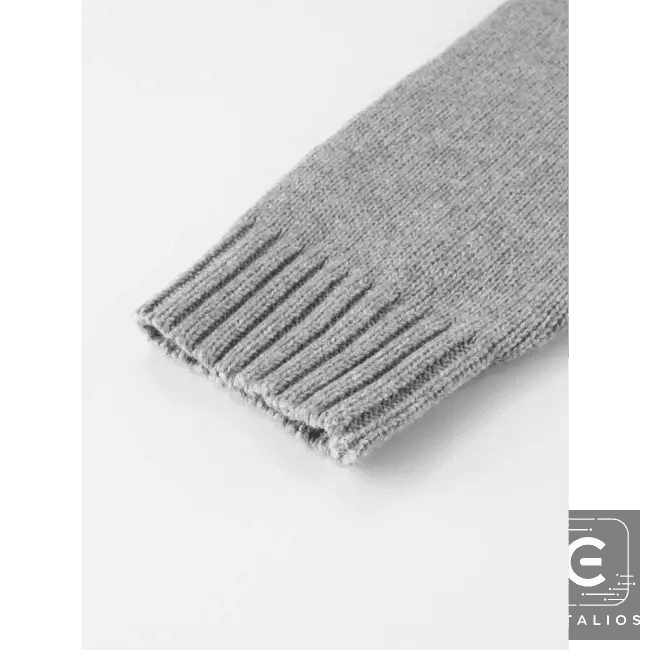 Chic Bold Striped Knit Zip-Up with Comfortable Cuffs - Estalios