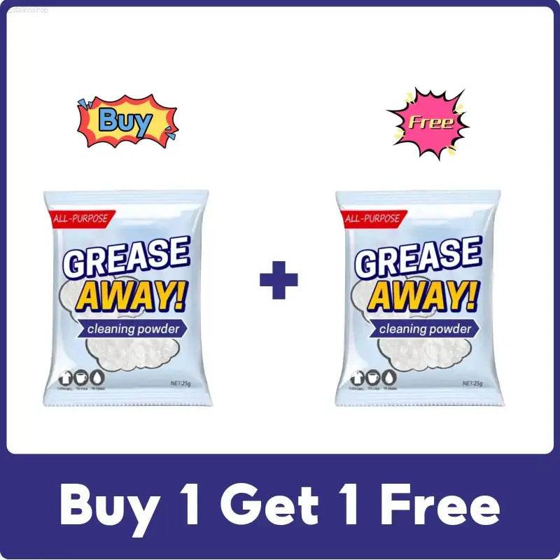 Grease-removing cleaning powder.