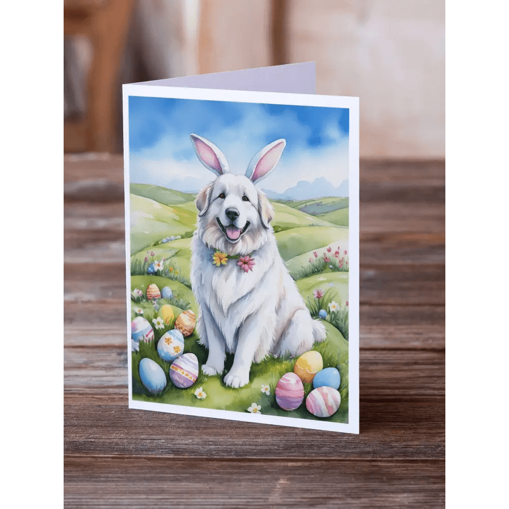 Hoppy Easter! Great Pyrenees Easter Cards Inside! **product Description** Spread Easter Cheer with these Adorable Dog-themed Cards! Featuring Precious Pups - Estalios