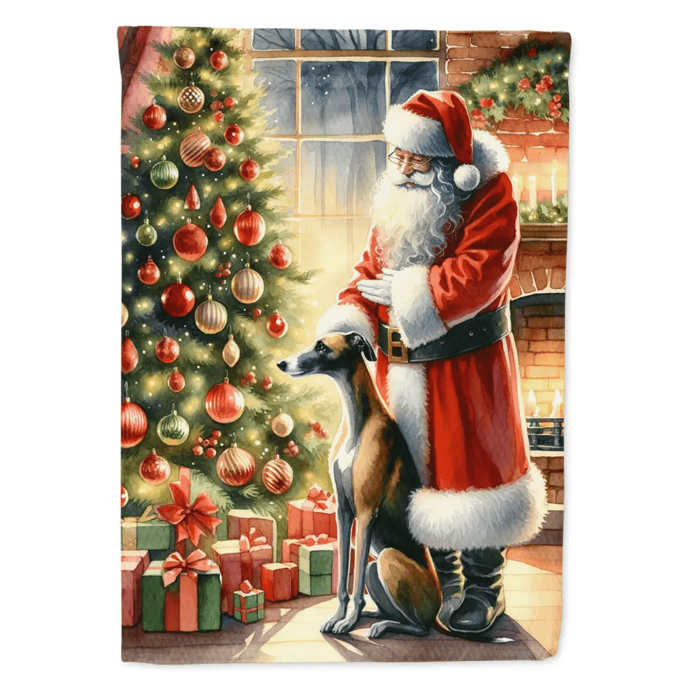 Santa's Christmas Garden Flag: Deck your Yard! **product Description** Spread Holiday Cheer to All who Pass by with this Charming Christmas Garden Flag! - Estalios