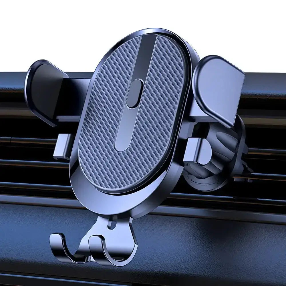 Car phone holder with GripTight Vent Clip for easy access and safe driving