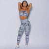 Fire Up Your Workout with Bold Tie Dye Athletic Set - Estalios