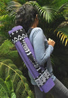 Groovy Yoga Mat Sling with Black and White Patterned Accessories - Estalios