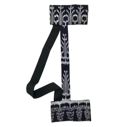 Groovy Yoga Mat Sling with Black and White Patterned Accessories - Estalios