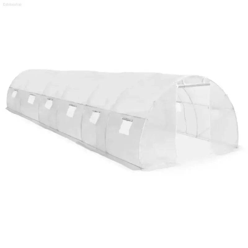 Grow Big: Galvanized Steel Greenhouse Tunnel! **product Description:** Unleash your Inner Gardener with our Amazing Greenhouse Tunnel! this Durable and Translucent Structure - Estalios