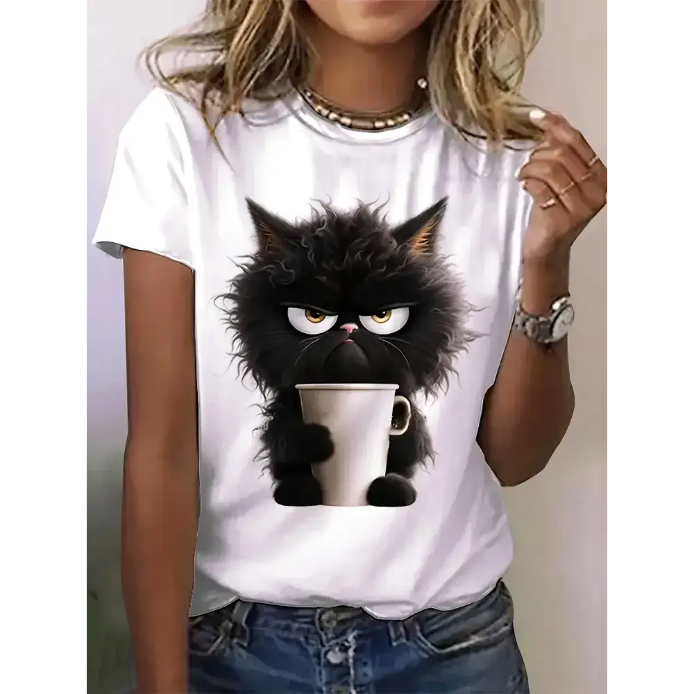 Grumpy Cat Casual Short Sleeve Tee