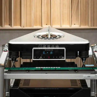 Dynamic Triangular Silver CD Player with Bold Design Style - Estalios