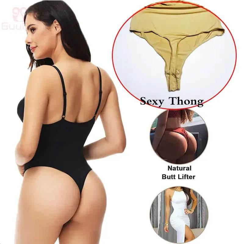 GUUDIA Thong Bodysuit Shapewear for Ultimate Confidence - Estalios