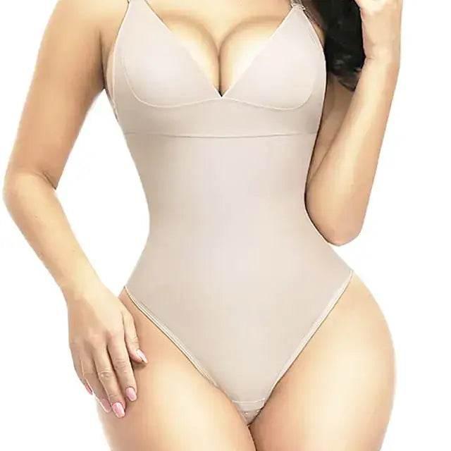 GUUDIA Thong Bodysuit Shapewear for Ultimate Confidence - Estalios
