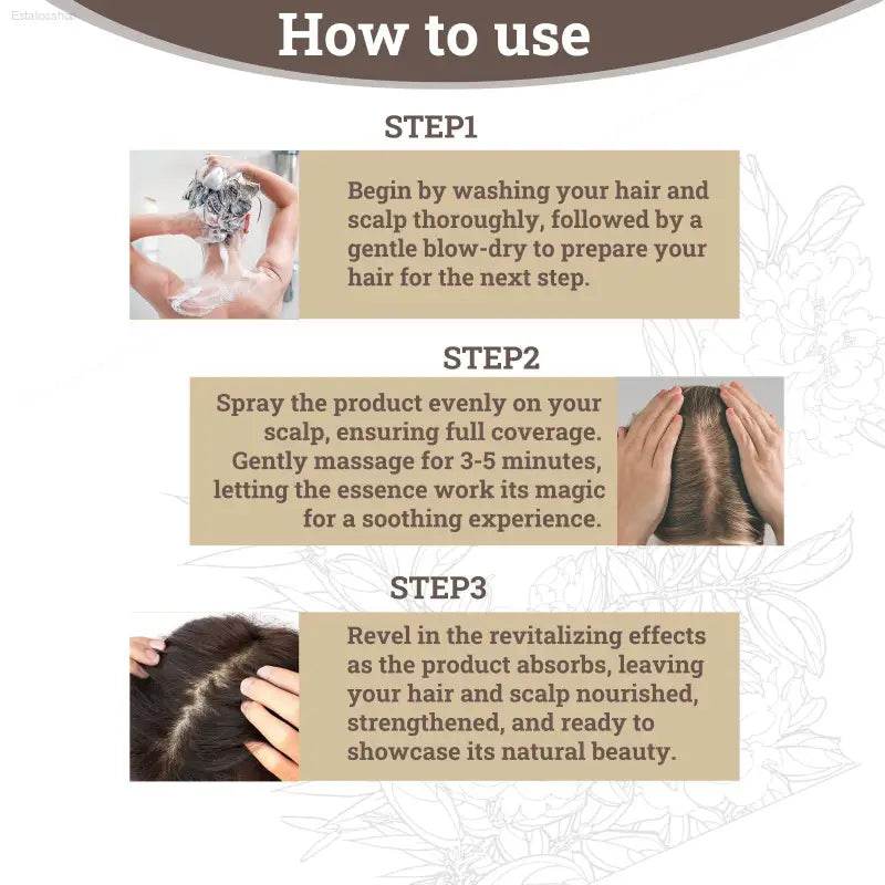 Hair Enhancement Spray Anti-Loss Treatment for Strong Hair - Estalios