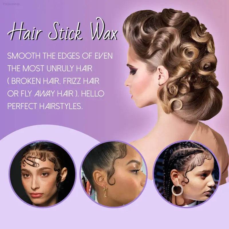 Hair Wax Stick for Long Lasting Smoothing and Styling - Estalios