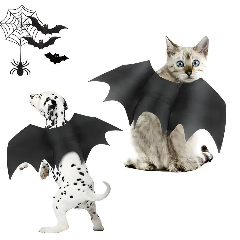 Cute Halloween Pet Bat Wings Costumes for your furry friend’s spooky look