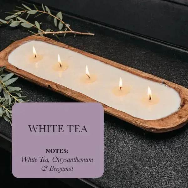 Hand-Poured 5-Wick Dough Bowl Soy Candles for Relaxation - Estalios